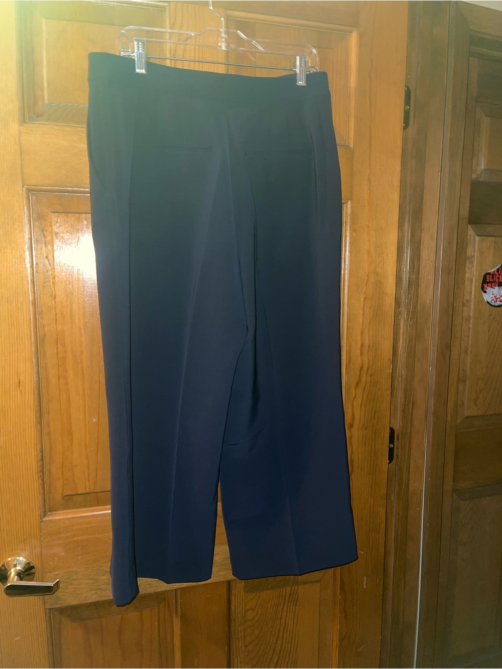 Ann Taylor Black Straight-Leg Dress Pants